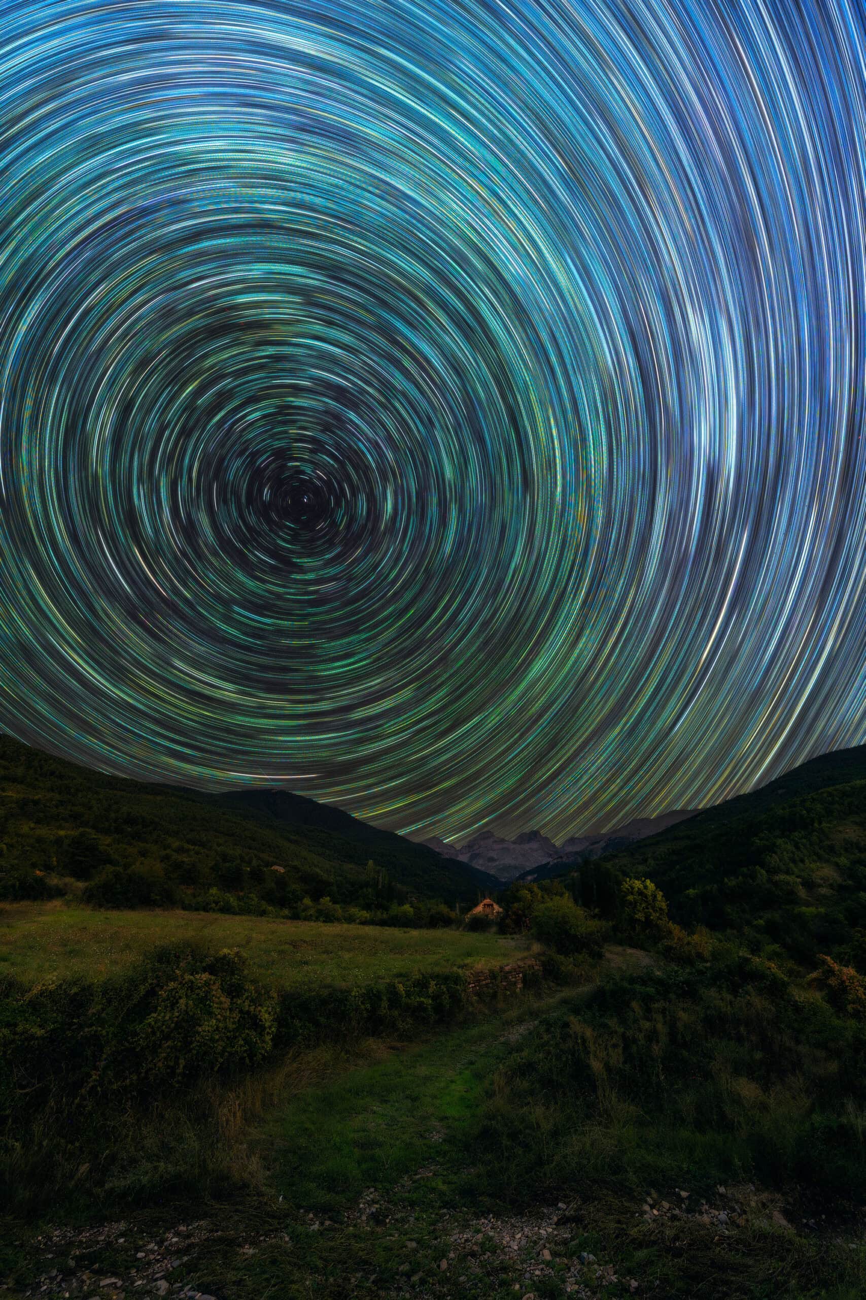 Rastro de estrellas en Aisa