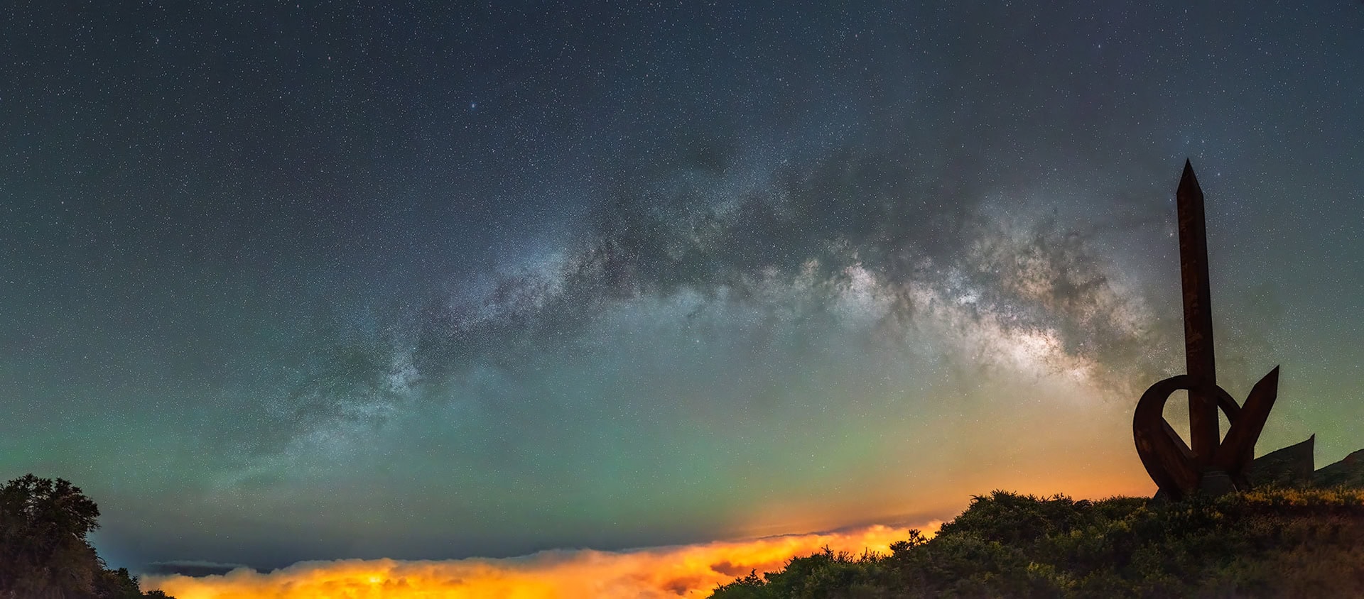 Panorámica en el Monumento al Infinito